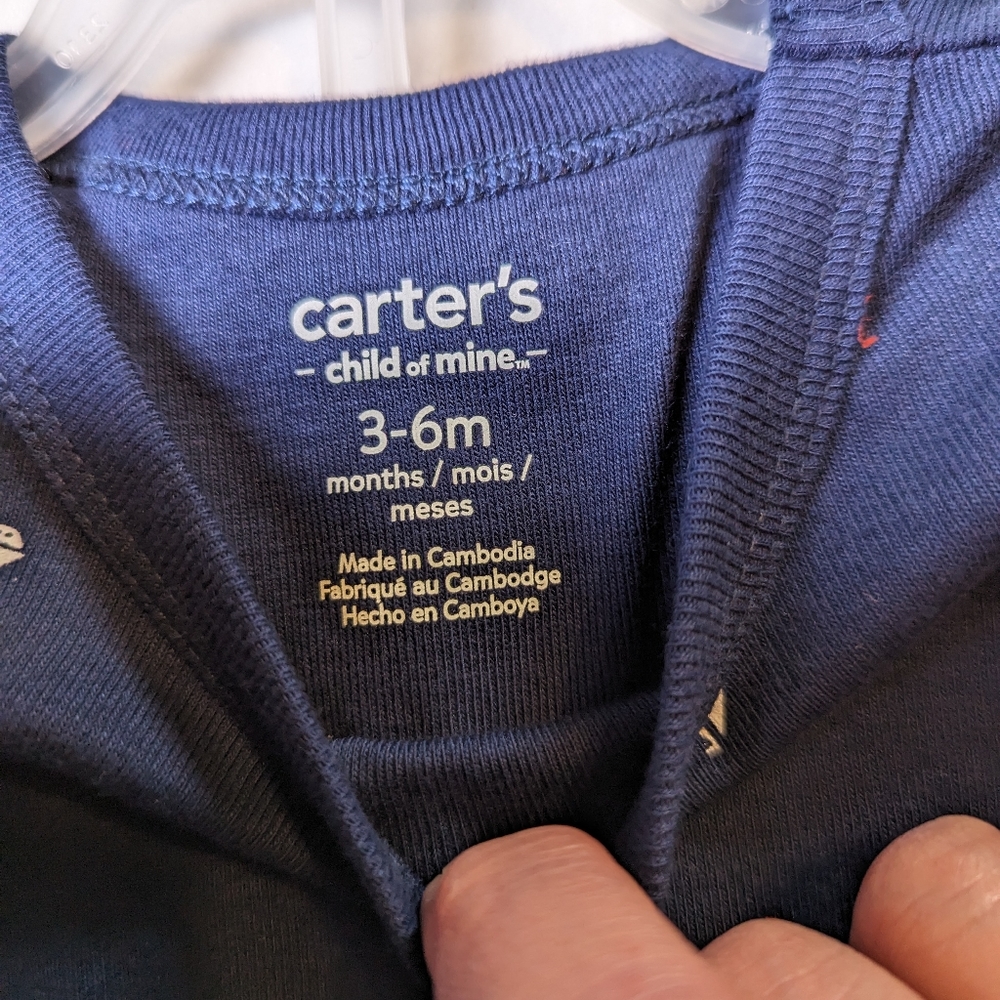 Carter's 3 Piece Boys Summer Set Brand New With Tags Size 3-6 Months - Picture 4 of 6